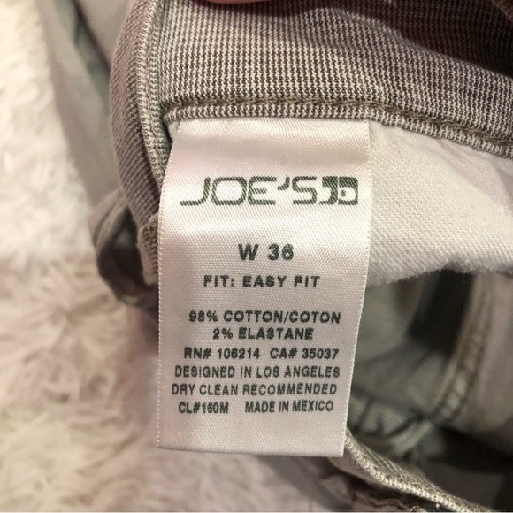 Joe’s Easy Fit Pants Grey 36 - Picture 5 of 5